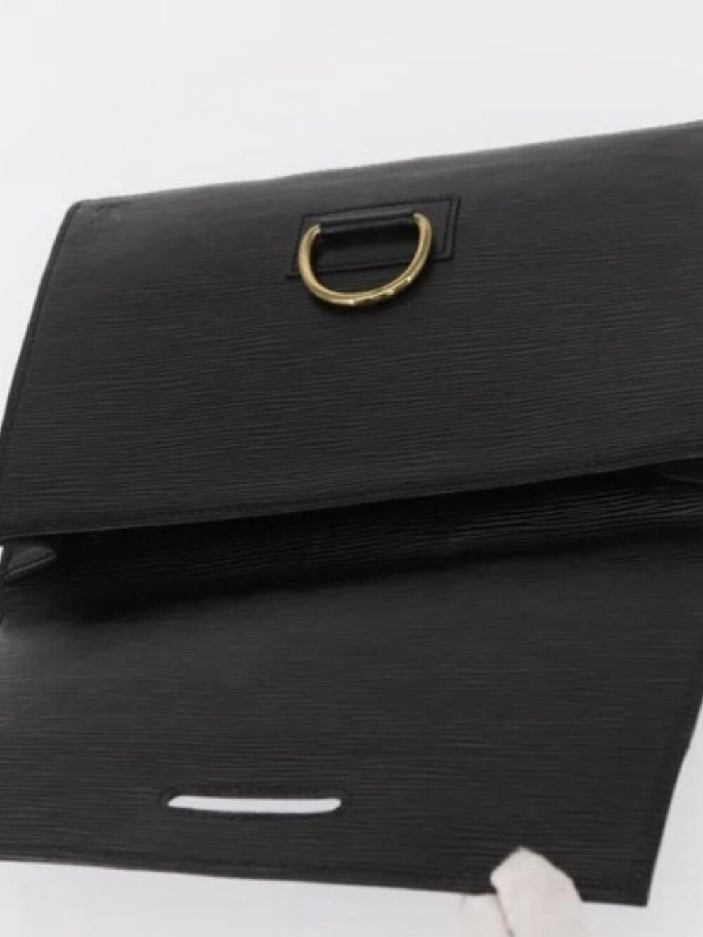 LOUIS VUITTON Epi Jena Clutch Bag Black M52722 - Picture 7 of 16